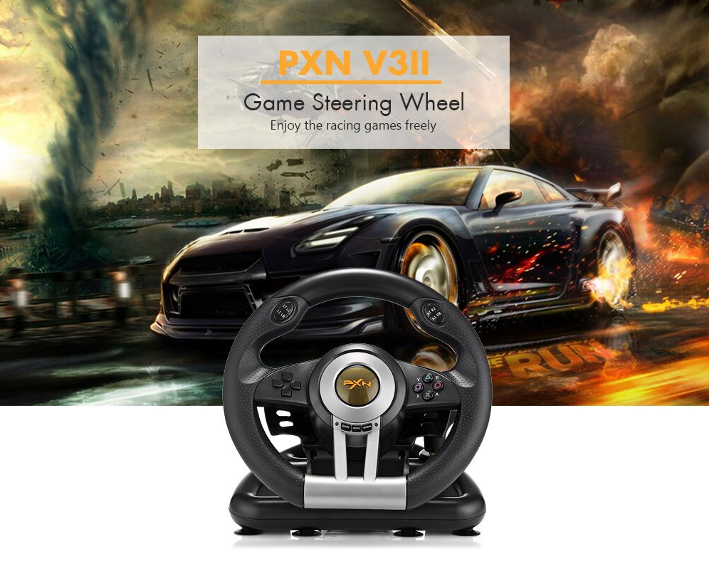 Giới thiệu Vô lăng chơi game PXN V3II dành cho PC/PS/Android/Xbox/Switch